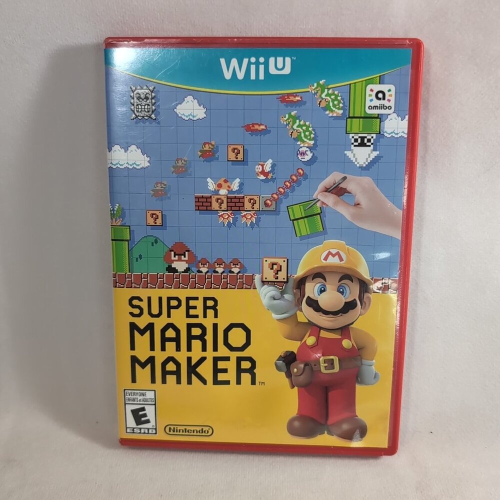 Super Mario Maker (Nintendo Wii U, 2015) GREAT CONDITION TESTED WORKS